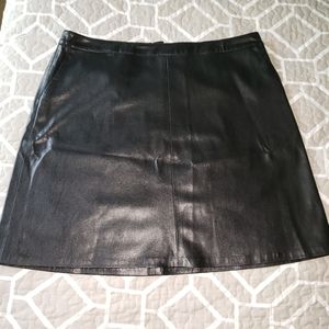 Vince Camuto Faux Leather Skirt